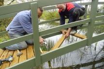 bridge bracing installation