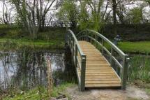 completed bridge installation